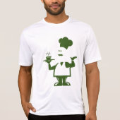 Chef-kok met een kom soep t-shirt (Voorkant)