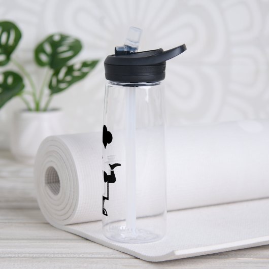 Chef-kok met een kom soep waterfles (Insitu)