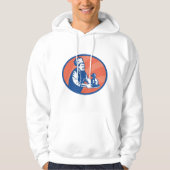 Chef-kok met geldzak Restaurant Finance Hoodie (Voorkant)