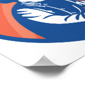 Chef-kok met geldzak Restaurant Finance Poster (Hoek)