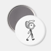 Chef-kok met lepel magneet (Voorkant / Achterkant)