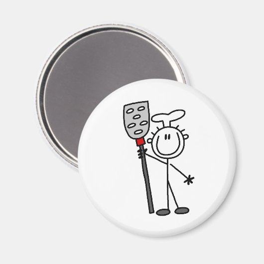 Chef-kok met Spatel Magneet (Voorkant / Achterkant)