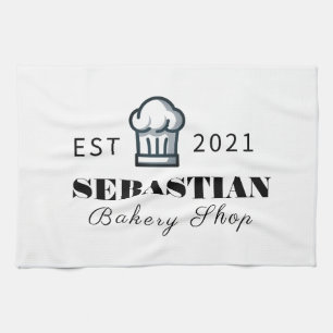 Chef-kok Naam Bakkerij Shop logo Theedoek