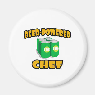 Chef-kok op bier magneet
