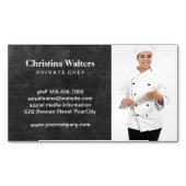 chef-kok | Restaurant Manager | Catering Magnetisch Visitekaartje (Voorkant)