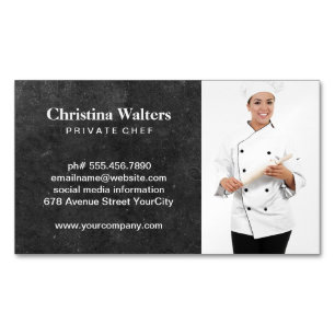 chef-kok   Restaurant Manager   Catering Magnetisch Visitekaartje