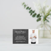 chef-kok | Restaurant Manager | Catering Visitekaartje (Staand voorkant)