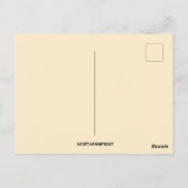  chef-kok rijden op Giant Pumpkin Thanksgiving Briefkaart (Achterkant)