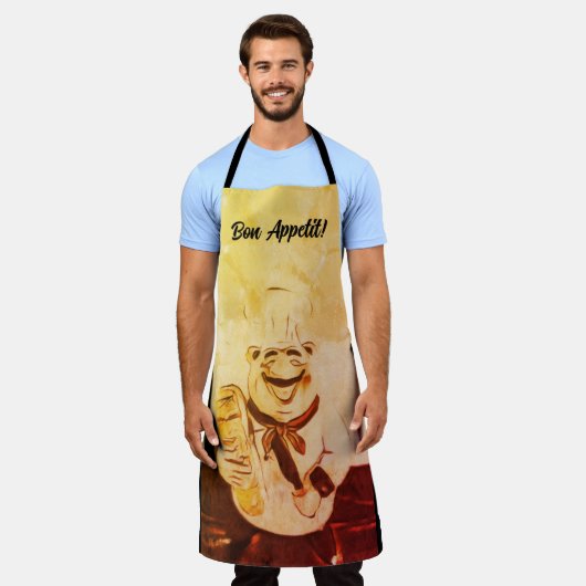 Chef-kok Schort (Gedragen)