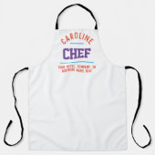Chef-kok van het hotel, kok of restaurantchef schort (Voorkant)