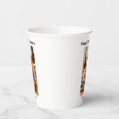 Chef-kok Voeg naam tekst mannen keuken bakkerij Papieren Bekers (Links)