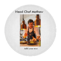 Chef-kok Voeg naam tekst mannen keuken bakkerij