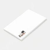 Chef kok - WELKOM menukaart Post-it® Notes (Schuin)