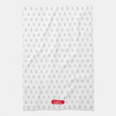 Chef koken bakken keuken cadeau theedoek (Verticaal)