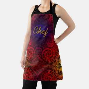Chef Koken in kleur Doodle Schort