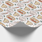 Chef-koken met zorg is een liefdesdaad cadeaupapier (Hoek)