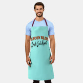 Chef Koken Nieuwigheid Schorten, Bacon Bliss Herha Schort (Gedragen)