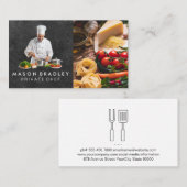 Chef Koken | Pasta Tomaat Eten Visitekaartje (Voorkant / Achterkant)