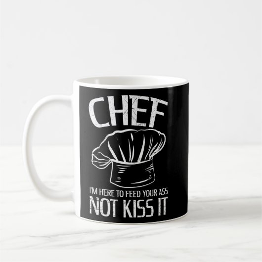 Chef-koken voor een keukenkaak koffiemok (Links)
