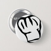 chef-kokokok ronde button 5,7 cm (Voorkant /achterkant)