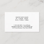 Chef-koks in de keuken | culinair visitekaartje (Achterkant)