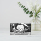 Chef-koks in de keuken | kookgerei visitekaartje (Staand voorkant)