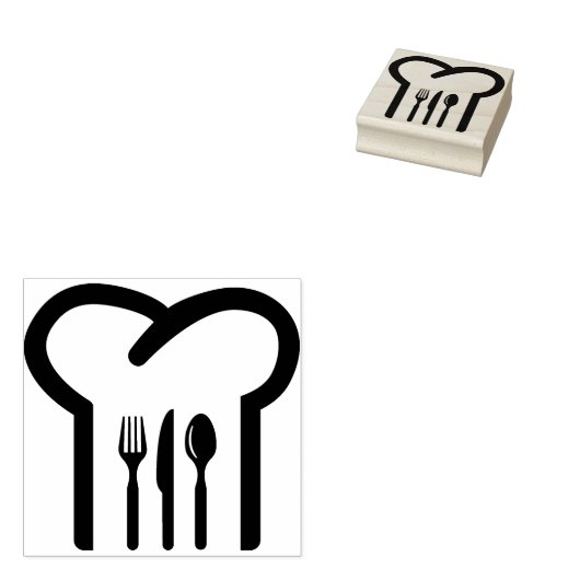 Chef-koks pet servies art stempel (Gestempeld)