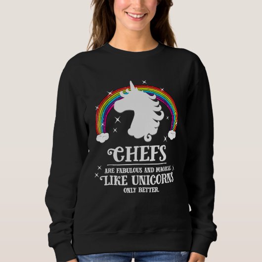 Chef-koks zijn magisch als eenhoorns trui (Voorkant)