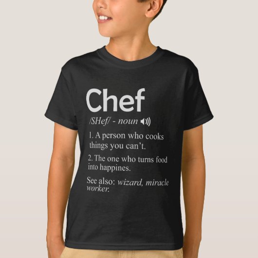 Chef Kook Bbq Grappig T-shirt Cool Koken Liefde Pe (Voorkant)