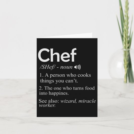 Chef Kook Bbq Grappig T-shirt Cool Koken Liefde Pe Kaart (Voorkant)