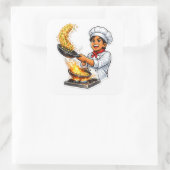 Chef Kookt Gebakken Rijst Sticker (Tas)