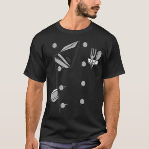Chef Kostuum Coat Uniform Funny Cook Jacket voor H T-shirt