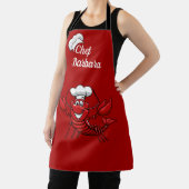 Chef Kreeft All-Over Print Apron op maat Schort (Insitu)