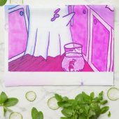 Chef Kurt Keukenhanddoek - Schattigee Geest met Re (Gevouwen)