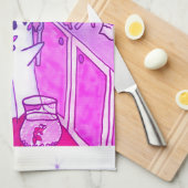 Chef Kurt Keukenhanddoek - Schattigee Geest met Re (Quarter Fold)