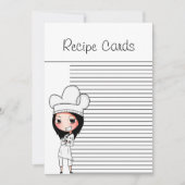 Chef Lady Recipe Kaarten (Voorkant)