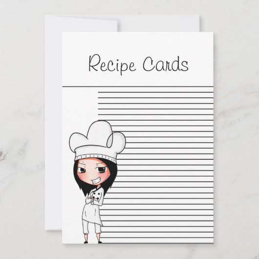 Chef Lady Recipe Kaarten (Voorkant)