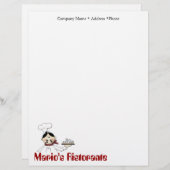 Chef Letterhead Briefhoofd (Voorkant / Achterkant)