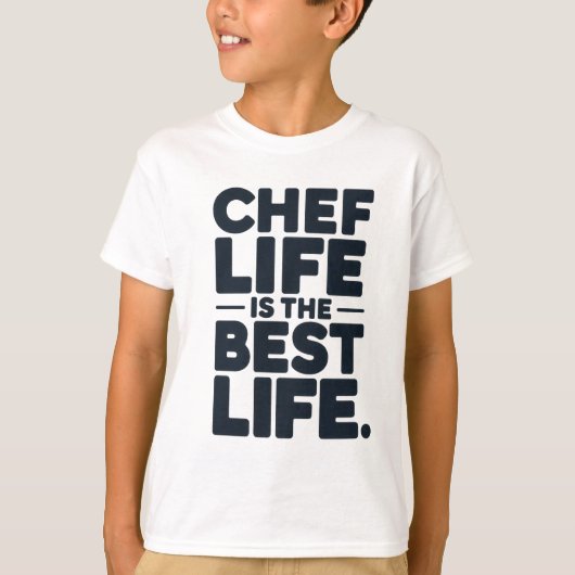 Chef Life is het beste leven - Funny Chef T-shirt (Voorkant)
