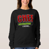 Chef Loading Future Cook Cooking Gezegde Trui (Voorkant)