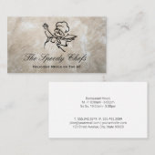 Chef Logo | Catering Visitekaartje (Voorkant / Achterkant)
