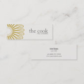 Chef-Logo catering whiskycatering Mini Visitekaartje (Voorkant / Achterkant)