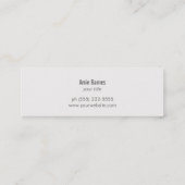 Chef-Logo catering whiskycatering Mini Visitekaartje (Achterkant)