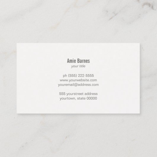 Chef-Logo catering whiskycatering Visitekaartje (Achterkant)