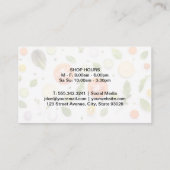 Chef Logo | Groenten Visitekaartje (Achterkant)