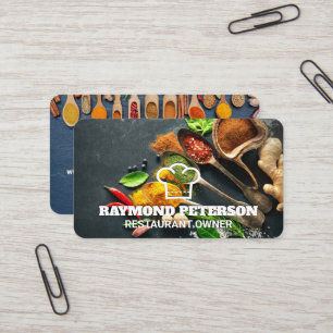 Chef-Logo   Kruiden Kruiden Ingrediënten Visitekaartje