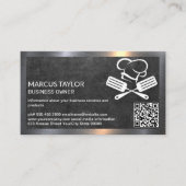 Chef Logo | QR-code | Cultuur Visitekaartje (Voorkant)