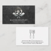 chef | Logo van de slager Visitekaartje (Voorkant / Achterkant)
