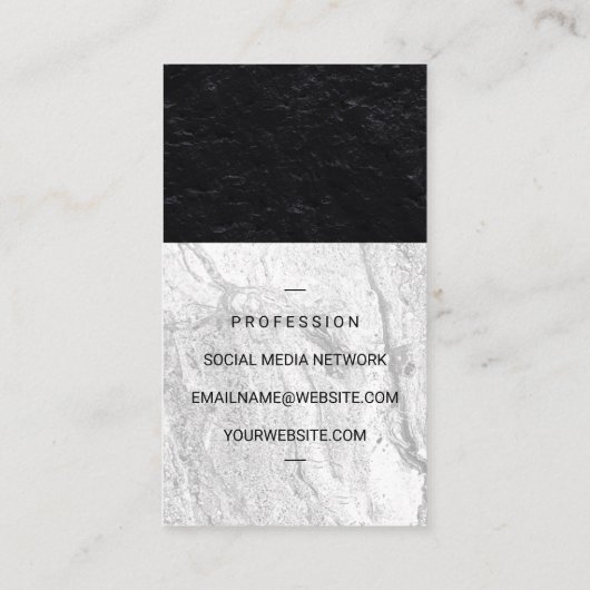 Chef-Logo Visitekaartje (Achterkant)