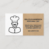 Chef Logo Visitekaartje (Voorkant)